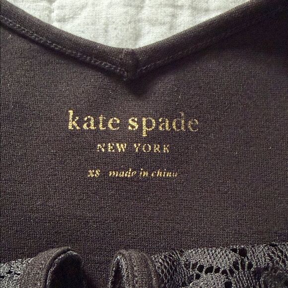 Kate Spade Flora Leopard Lace Ponte Little Black Dress  Office  Size S - Picture 7 of 12